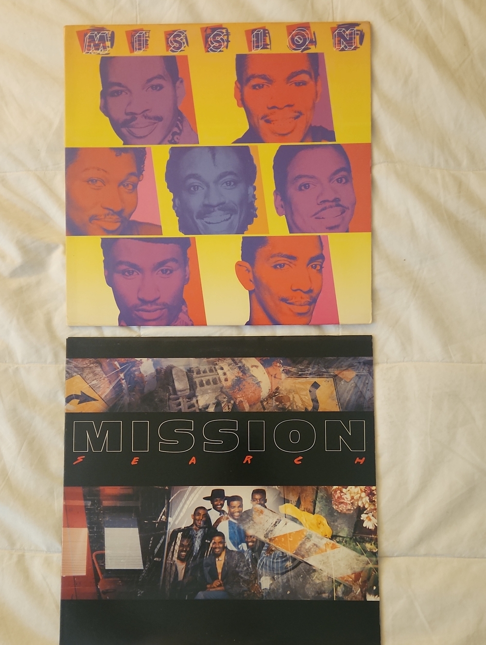 Mission Vintage Vinyl 2 Records -- BOTH DJ COPY HIDDEN STASH! NEVER PLAYED! BEST